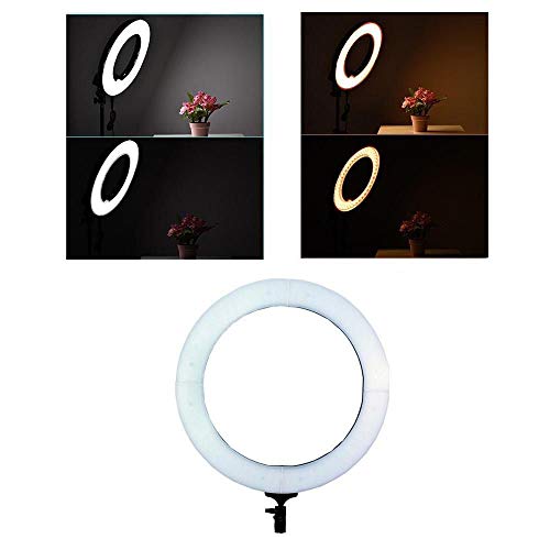 Iluminador de Led Ring Light 18 80w 48cm Diâmetro e Tripé de Iluminação 2m para Foto e Vídeo