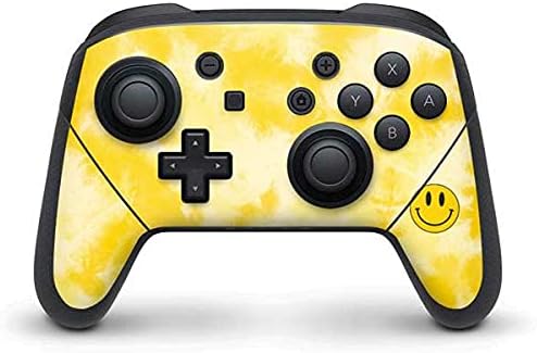 Skinit Decal Gaming Skin Compatible with Nintendo Switch Pro Controller - Purple Tie Dye Design