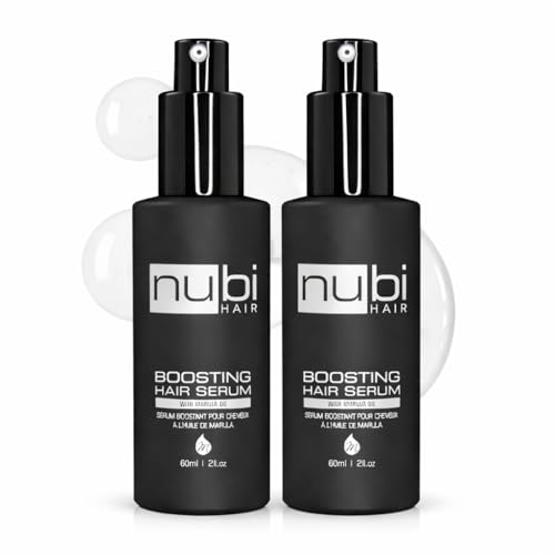 Nubi Serum for Damaged Hair, Marula Repair Serum with Aloe,