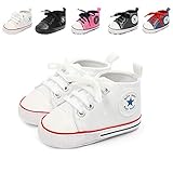 Babycute - Zapatillas de lona para bebé con suela suave y c