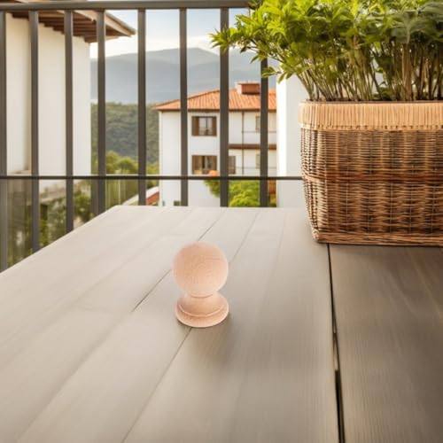 Remate de madera maciza beige estilo romano para decoración interior de madera vintage 6