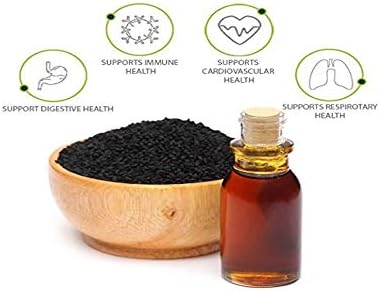 Pure Black Seed Oil Capsules 1000mg per serving - 120 Capsules - Supplement Pills to Support Healthy Blood Sugar, Blood Pressure, Cholesterol, Healthy Skin, Hair, and Nail, Cold Pressed, Non GMO 5 Pure Black Seed Oil Capsules 1000mg per serving - 120 Capsules - Supplement Pills to Support Healthy Blood Sugar, Blood Pressure, Cholesterol, Healthy Skin, Hair, and Nail, Cold Pressed, Non GMO