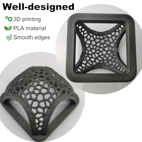 Image of Floating Betta Hammock and Feeding Ring, Aquarium Beta Hideout, Cave, Bed | 3D Printed Betta Fish Toys and Decor for Fish Tank, Resting Spots for Betta Fish, Small, Black