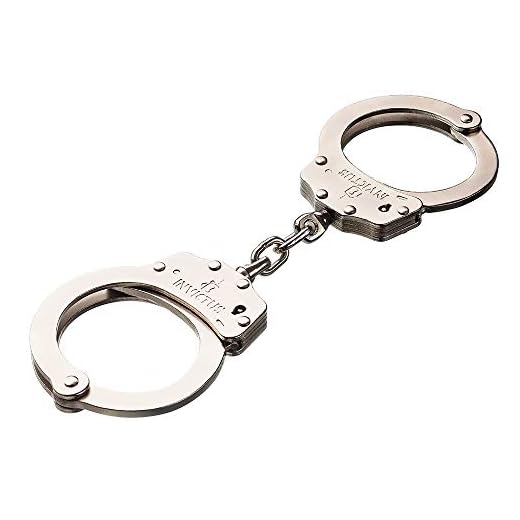 Algema de Pulso Invictus em Aço Carbono Niquelada com Corrente