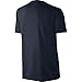 NIKE Sportswear Men's Hangtag Swoosh Tee, Dark Obsidian/Varsity Royal, Small