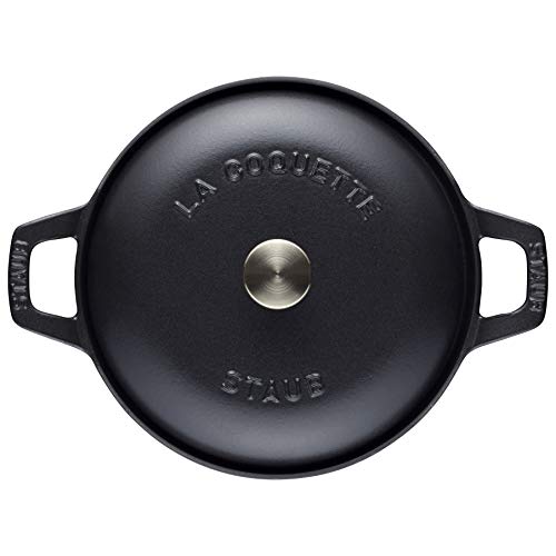 Staub Vintage Line La Coquette rotonda - 20 cm, Nera - 3