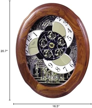 Rhythm Clocks Nostalgia Oak Legend - Model #4MH833WB06