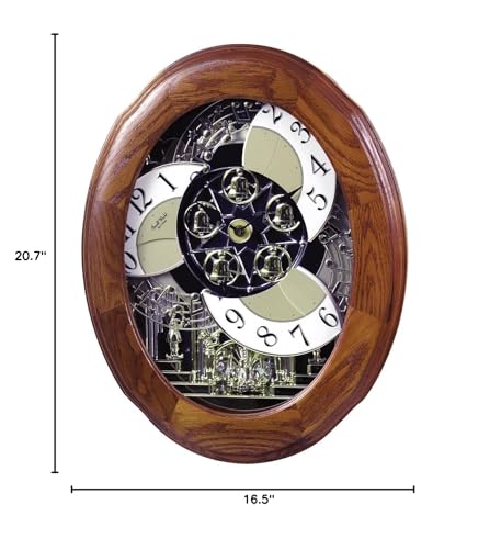 Rhythm Clocks Nostalgia Oak Legend - Model #4MH833WB06