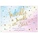 Allenjoy Twinkle Twinkle Little Star Gender Reveal Photography Backdrop Rainbow Sky Gold Stars 7x5ft Boy Or Girl Gender Surprise Background Baby Shower Party Banner Photo Booth Props