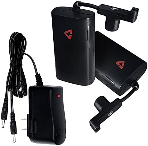 Gerbing 7V Battery Kit for Ski Gloves w/Thermal & Short Circuit Protection – Rechargeable 7 Volt Battery Kit for Snow Gloves – Portable Charger for Cold Weather Gloves