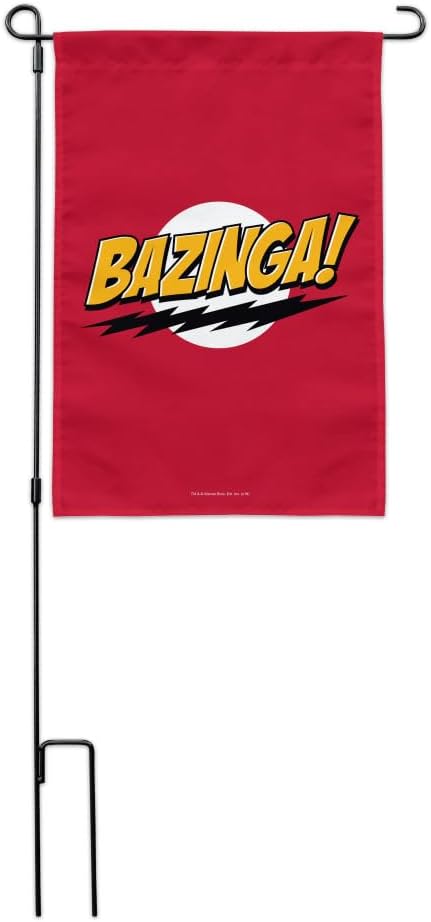 The Big Bang Theory Sheldon Bazinga Garden Yard Flag