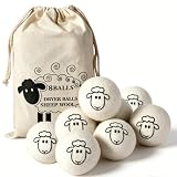 8er Trocknerbälle für Wäschetrockner, 5cm, Wolle Dryer Balls Chemiefrei