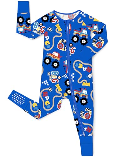 babee Reshinee Bamboo Viscose Baby Footie Pajama, Zipper Pajamas for Baby Boys & Baby Girls, Sleep...