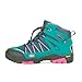Produktbild Trollkids Lofoten Wanderschuh Hiker Mid, Smaragdgrün/Rubinrot, Größe 39