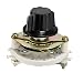 uxcell 2P2T 2 Pole 2 Position 1 Deck Band Channel Rotary Switch Selector with Knob