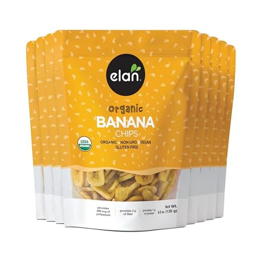 Elan Organic Banana Chips , 38.4 Oz, Non-GMO, Vegan, Gluten-Free