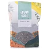 Wholefood Earth Organic Chia Seeds – 500g | Raw | GMO Free | Vegan | Source of Fibre | Certified Organic
