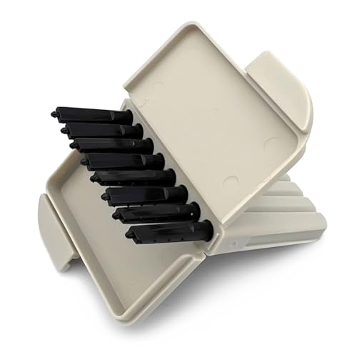 DIREKT CeruSafe Cerumenfilter - kompatibel mit Phonak Widex & Signia Geräte - Filter Für Hörgeräte - 1 3 mm Durchmesser - 8 Stück - 1er Pack - Grau
