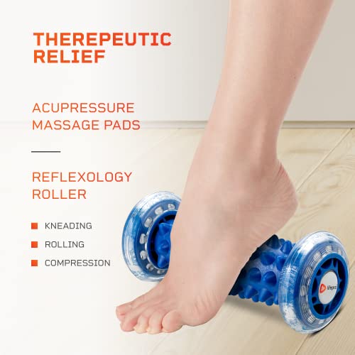 Lifepro Foot Massager Machine For Foot Pain Relief With Heat - Shiatsu Foot Massager With Foot Roller For Plantar Fasciitis And Neuropathy - Calf Massager & Foot Roller For Home Rehab Therapy (Black) #TOP2