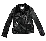  RICK CARDONA Edle Lederjacke Schwarz Gr. 34