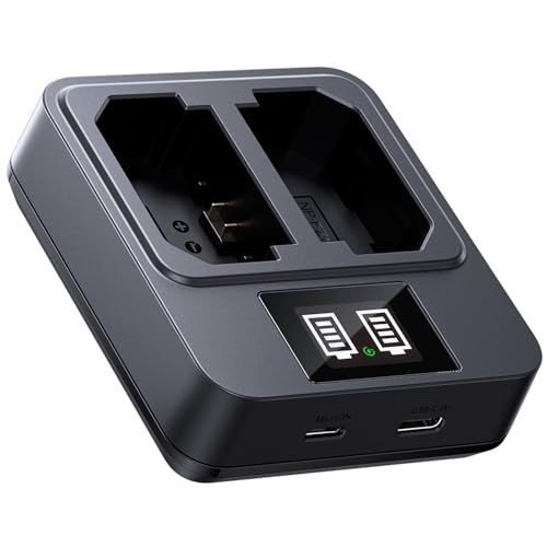 llano NP-FZ100 �o�b�e���[ �[�d�� PD (�o�b�e���[2�܂œ����[�d�\/USB-C&Micro USB�[�d�|�[�g/PD20W �����[�d/4�i�K�c�d�\��) ForSony a9/A9R/9S/a6700/a6600(a/7RV/7IV/7R