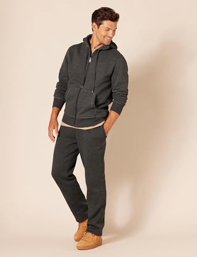 image for Amazon Essentials Men's Full-Zip Fleece Hoodie (Available in Big & Tal