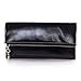 AINIMOER Women Long Leather Wallet Zipper Large Capacity Clutch Phone Holder Purse
