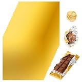 100PCS Chocolate Bar Wrappers, 6"X 7" Chocolate Wrappers, Homemade Candy and Chocolate Packaging, DIY Gift Packaging, for Parties and Christmas