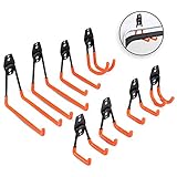 werkzeughalter wand selber bauen 🔧Material: Unsere Garagenhaken besteht aus hochwertigem und strapazierfähigem Eisen. Jeder hochbelastbare Wandhaken ist durch eine Anti-Rost-PVC-Beschichtung geschützt. Die Anti-Rutsch-Beschichtung schützt Ihre Artikel vor Kratzern und verhindert das Verrutschen. Doppelhaken-Design macht die Kraft ausbalanciert und stabiler.