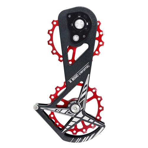 Rueda de cambio trasera para bicicleta con rodamiento de cerámica 16T de aleación de aluminio hasta 18T para R8000 R8800 5800 5700 105 6600