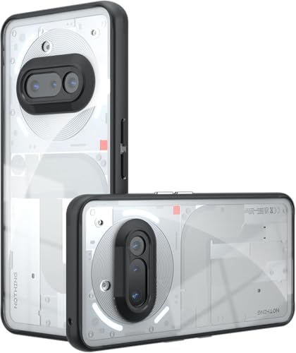 Lemxiee Case für Nothing Phone 3a hülle Anti-Fingerabdruck/Absturzsicherung/rutschfest Flexibles Silikon + Mattiertes Acryl-Schutzhülle Handyhülle