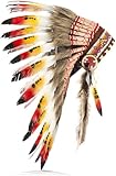 The World of Feathers chiefs hat,halloween costumes men,indian costume women,native american clothing,woman halloween costume