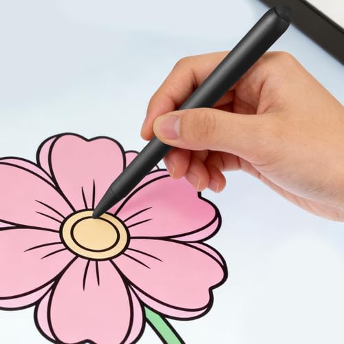 Lápiz tablet táctil de diseño de doble punta equilibrado, estructura resistente de plástico ABS 7