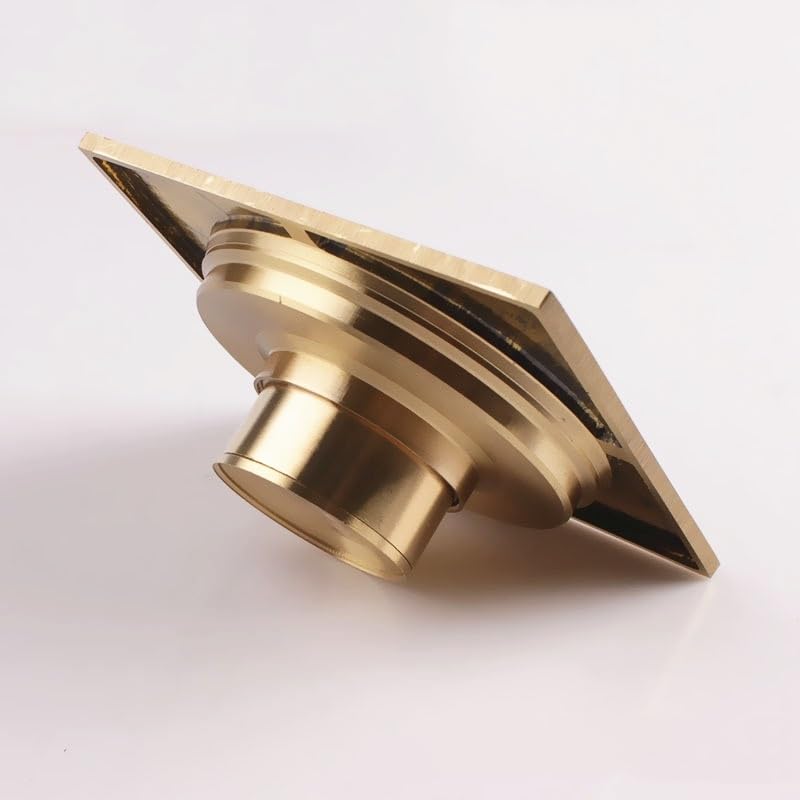1pc 4 Inch Copper Deodorant Square Floor Drain Bathroom Washing Machine miniatura 4