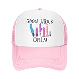 Funny Toy Trucker Hat Unisex Adult Hats Adjustable Cap for Men and Women Classic Fishing Caps Pink