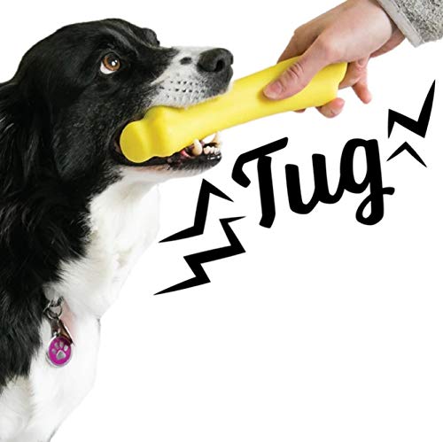 Wo Play 6 Inch Yellow Small Bone Durable Made In The Usa All Breed Dog Toy Stick #TOP3