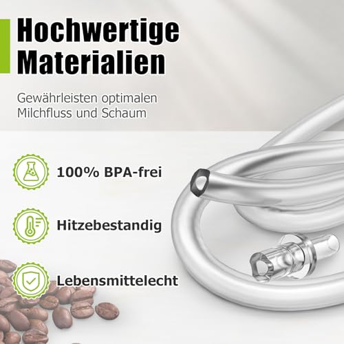 Miniatura 3 de Ancable Juego De Manguera De Leche Para Cafeteras Automáticas Jura, 4 Mangueras De Leche 38 Cm Y 8 Conectores Compatibles Con Máquinas Automáticas Jura Impressa Y Giga
