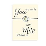 Custom Coordinate Love Bracelet Gift - Anniversary Gift for Boyfriend, Personalized Rope Washer Bracelet, Longitude Latitude Bracelet, GPS Jewelry, Long Distance Relationship, Free Gift Wrap