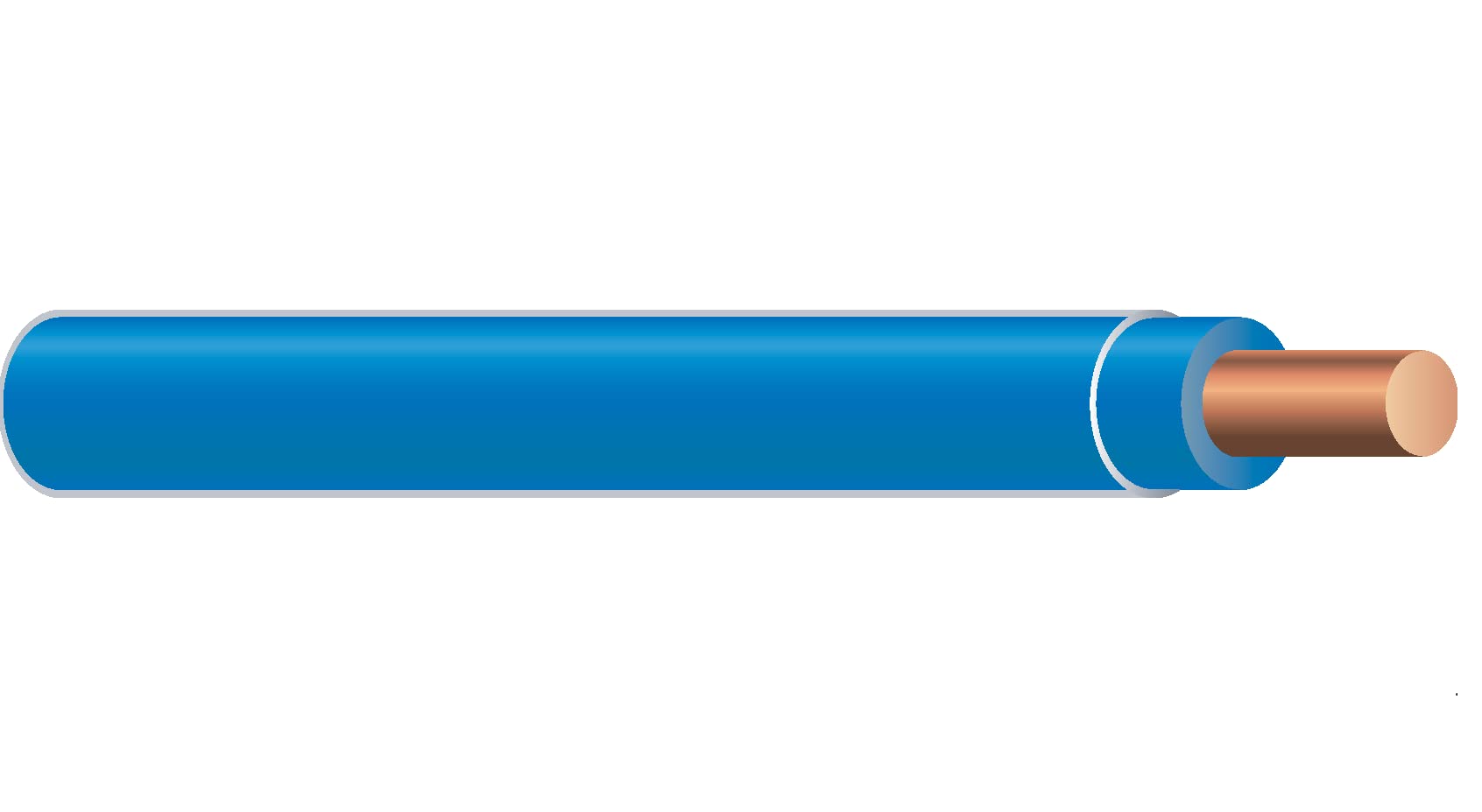 Fil THHN SIMpull 14 Sol Cu Bleu Southwire pour éviter les blocages de tirage 760m