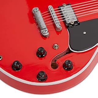 Chuck Berry – Réplique de guitare miniature rouge - Les Beatles, Paul McCartney, John Lennon, RIngo Starr, George Harrison Chuck Berry - Réplique de guitare miniature rouge – Image 4