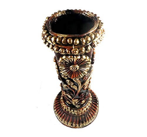 ORIVILLE Paper-Made Handcrafted Flower Vase/Pot for Home Decor |Flower Vase for Wall Shelf Center Table/Side Table Decoration (Papier Mache)