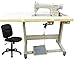 JUKI DDL-8700-Industrial Straight Stitch Sewing Machine,Power Stand Ship Assembled + Chair