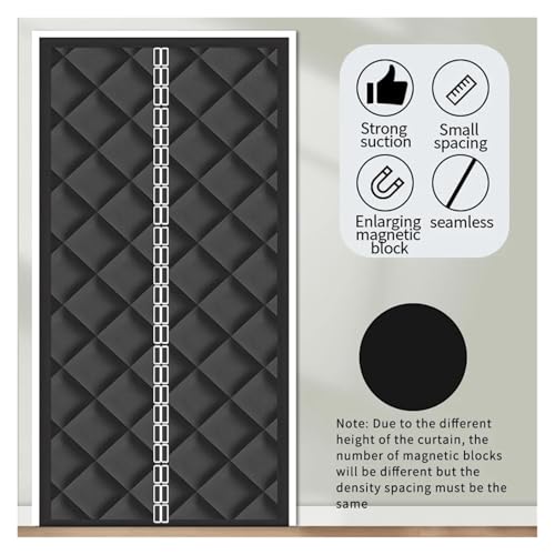 Rideau isolant thermique pour stopper le froid de la porte