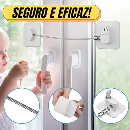 Trava Tranca De Segurança Chave Para Porta Gaveta Crianças Freezer Janela Porta Armario Geladeira Mi