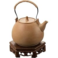 Amazon | Blipso 家庭用土瓶 急須 茶壺 陶器 500ml 直火対応 薬草