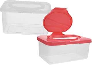 Toyvian 2 Peças De Lenços Umedecidos Para Bebês Lenços Umedecidos Dispensador De Lenços Umedecidos Suporte Para Lenços Umedecidos Dispensador De Lenços Umedecidos Fraldas Para