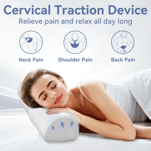 Almohada de espuma viscoelástica para masaje de cuello miniatura 7