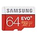 Produktbild Samsung 64GB EVO Plus MicroSDXC CL10 UHS-1 Memory Card (Geschwindigkeit bis zu 80MB/sec)