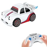PanniOhye 3-in-1 Smart RC Car with Follow & Escape Modes, 360° Stunt Drift, Voice/Light Effects, and Pet Play Mode, 4WD Remote Control Car Toy for Kids and Cat Dogs​ (White)