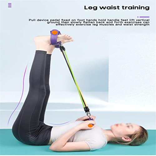 5 Tube Fitness Tension Rope Profesional miniatura 3